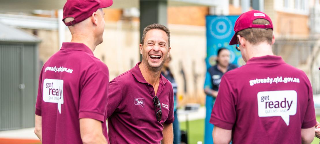 staff chatting and smiling grq week 2022